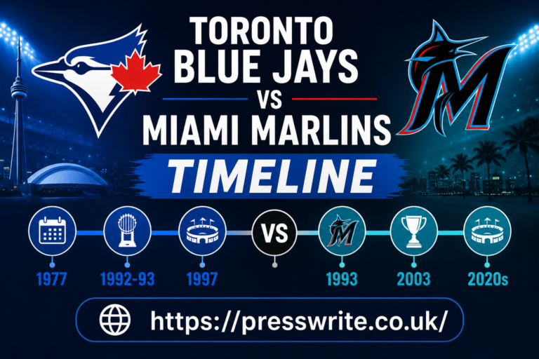 Toronto Blue Jays vs Miami Marlins Timeline