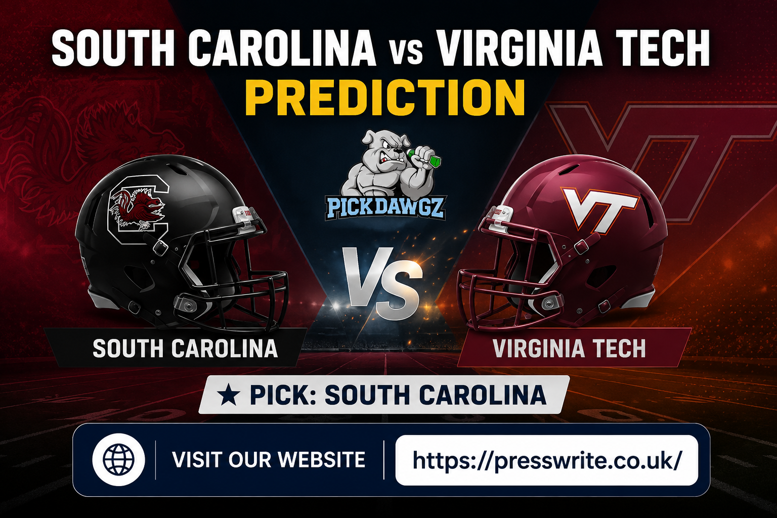 South Carolina vs Virginia Tech Prediction PickDawgz: Complete Game Preview, Analysis, and Expert Pick
