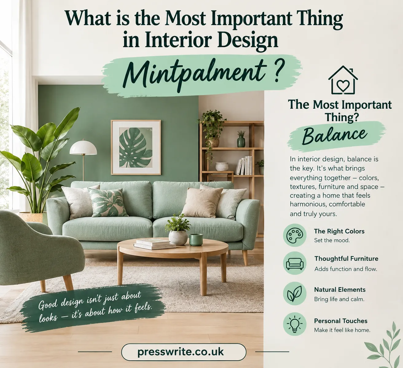 what is the most important thing in interior design mintpalment