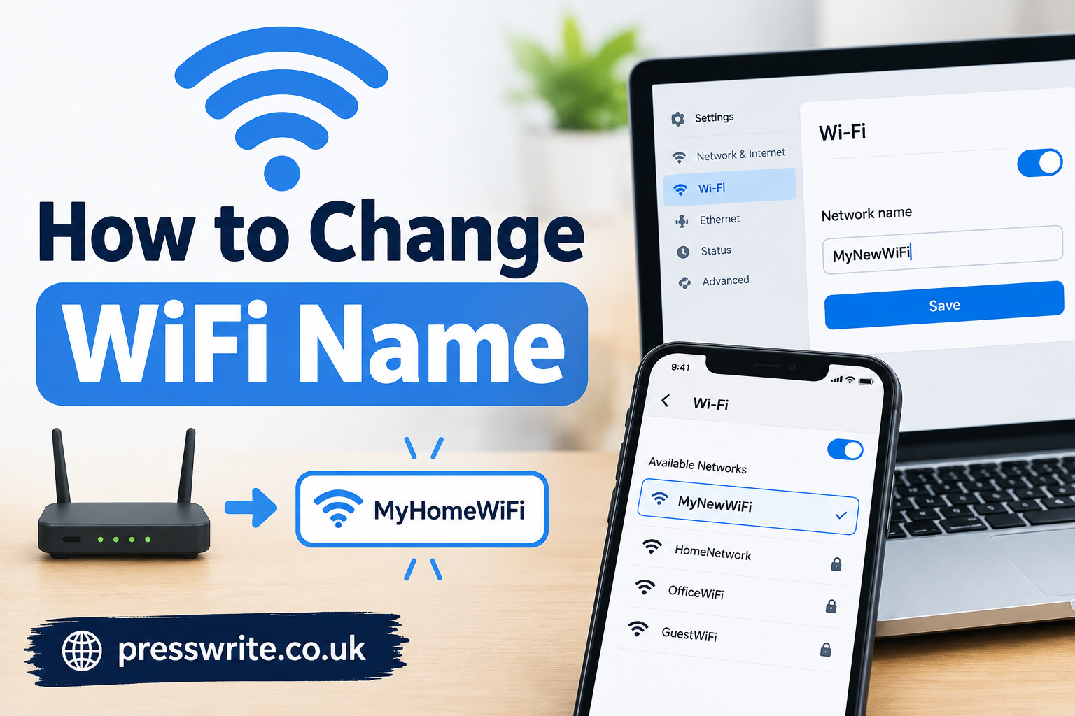 how to change wifi name